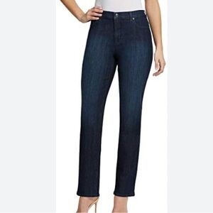 GLORIA VANDERBILT Amanda 2.0 Slim Leg Fancy Pocket Jeans 10 NWOT